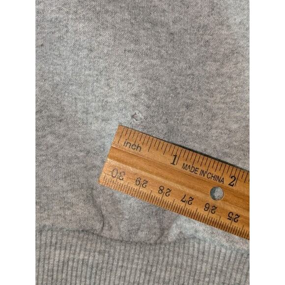 Boohoo Women’s Small Patchwork Full Zip Oversized Gray Hoodie Cozy Comfort Relax - Picture 7 of 7